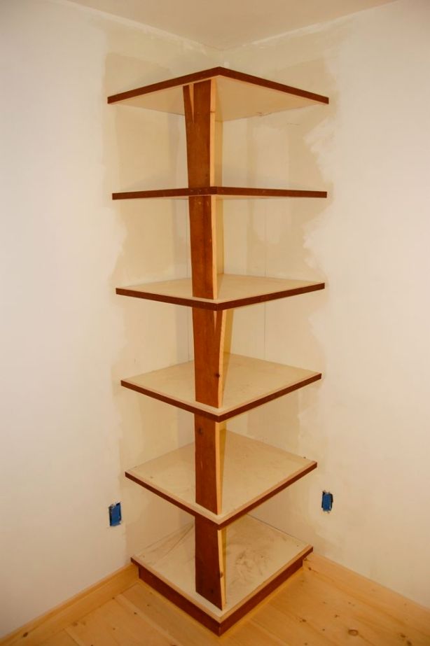 Plans To Build A Corner Bookcase Wooden PDF knockdown ...